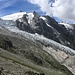 Der Glacier du Trient verläuft oben direkt in das vergletscherte Plateau du Trient