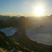 Die Morgensonne wärmt das Bergsteigerherz!
