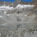 markanter Gletscherrückgang