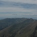 Über den Wolkenfahnen zeigen sich dann tatsächlich die Walliser Alpen, allerdings ist es zu diesig, um Details zu erkennen