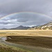 Regenbogen in Landmannalaugar 