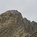 Schutthaufen und Abstiegsgrat vom Ostgipfel