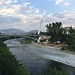 eines der neuen Wahrzeichen von Podgorica, die Milleniums-Brücke