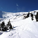 Erez (ca. 2250m). Links Signalhorn, rechts Ergischalphorn. 