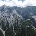Alpspitze u. Jubiläumsgrat vom Kleinen Waxenstein gesehen.