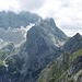 Zugspitze in Wolken.