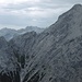 Höllentorköpfl unter der Alpspitze (Auf der unvermessenen Graterhebung dazwischen stand ich auch einmal)