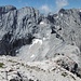 Blick von der Alpspitze zu Gipfeln, die vor mir liegen.