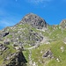 Kübel, ein etwas schwierigerer Gipfel im Gratverlauf nördlich des Scharnockes.