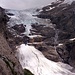 Der sterbende Obere Grindelwaldgletscher mit der unterdessen abgerissenen Zunge