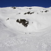 nach der Steilstufe folgt ideales Skigelände