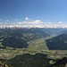 Blick nach Süden ins Zillertal