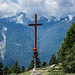 Large cross at Rifugio Alpe di Motto