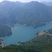 Anticima / Osservatorio della Cima d'Oro : panoramica completa del Lago di Ledro