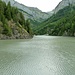 Blick über den Stausee in die Richtung von der heutigen Tour