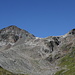 View up to Radüner Rothorn during the ascent.