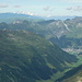View from Flüela Schwarzhorn to Davos.