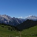 Panorama vom Strudelsattel: Piz Popena, Monte Cristallo, Tofana-Gruppe