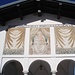 Il Mosaico raffigurante la Madonna del Ghisallo.<br />B.V. De Ghisallo Dei Et Hominvm Matri Dicatvm<br />Beata Vergine del Ghisallo Madre di Dio e degli uomini.