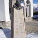 Il busto commemorativo di Fausto Coppi.