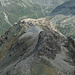 P.3060 on the SE ridge - view from the summit of Piz Laviner.