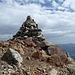 Gipfelsteinmann des Piz Albana (3100m)