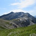 Rückblick zum Ausstieg vom oberen Schaftäli auf den Südgrat - eindrucksvolle Bergwelt