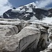 imposante Gletscherspalten