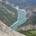 Tiefblick zum Lago di Livigno