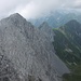 Blick von der Gabelspitze auf "Alte Bekannte".