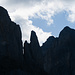 Spannende Felsformationen in der Umgebung vom Alpler Tor