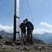 Gleichzeitig mit uns kamen ein paar Trailrunner hier an, die von Oberstdorf heraufgetschoggt waren. Nette Jungs, fotografierten uns.