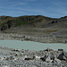 Small lake with "milky" water from the glacier.