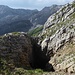Tunnelhöhle beim Aufstieg zur Höch Nideri