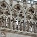 Heiligenfiguren über dem Sarmental-Portal, Kathedrale Santa Maria in Burgos