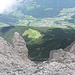 Malga Lanzwiese dalla cima del Monte Muro