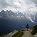 Sentiero del Lac Blanc e Aiguilles de Chamonix. 