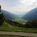 Blick von Ruinatscha Richtung Südtirol