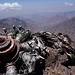 Tibherine (3887m) with the crashed plane on top (see report for more information about the crash)