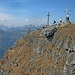 Am Kranzhorn gibt es gleich zwei Gipfelkreuze.