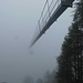 die längste Hängebrücke der Welt: 494m Spannweite, Höhe über Boden 85m, Höhe über Meer 2080m, Baujahr 2017; werden wir beim Abstieg noch überqueren, hoffentlich mit mehr Tiefblick...
