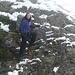 beim Aufstieg in die "blaue Zone", kurz oberhalb der Europahütte