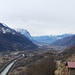 Blick nach Westen ins Rhonetal und zum Gorwetschgrat.