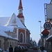 Die Elisabeti kirik in Pärnu. Sie wurde im Auftrag der Zarin Елизавета (Elizaveta) gebaut und 1750 eingeweiht. 