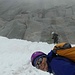 am Fusse der Abseilpiste: Total benötigten wir 7 Seillängen bis auf den Gletscher