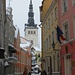In der Rataskaevu im Zentrum der Atstadt. Die Niguliste kirik ist eines der Wahrzeichen der estnischen Hauptstadt Tallinn.