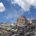 in der Bildmitte Fanesturm und Südliche Fanesspitze