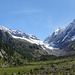 Panoramablick zum Langgletscher oberhalb vom Grundsee
