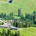 Blick auf den Campingplatz, wo die drei Herren zurück blieben