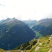 Starkenburger Hütte (2237 m), Blick nach Südwesten ins Oberbergtal